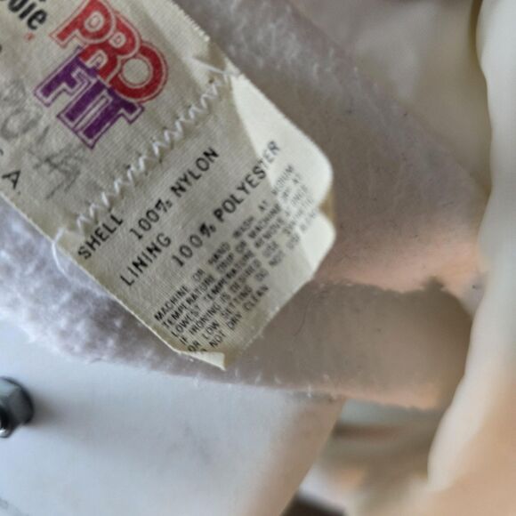 Vintage King Louie Jacket Mens XL White UAW Region 2 Union Snap Front Made USA - Picture 8 of 8